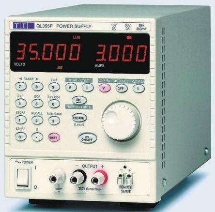 Aim-TTi QL564T SII Bench Power Supply, 242W, 3 Output, 0 - 56V, 0 - 2A