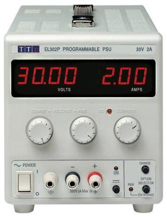 Aim-TTi EL302P Bench Power Supply, 60W, 1 Output, 0 - 30V, 0 - 2A