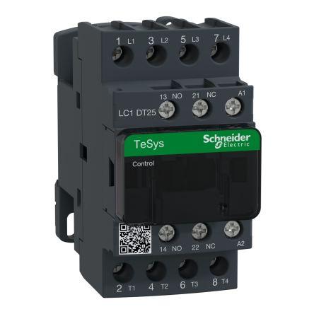 Schneider Electric TeSys D LC1D Contactor, 24 V ac Coil, 4 Pole, 25 A, 4NO