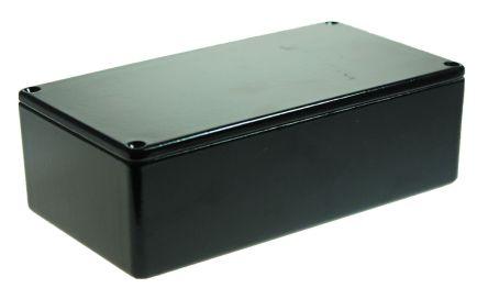 CAMDENBOSS 5000 Series Black Die Cast Aluminium Enclosure, IP54, Black Lid, 152 x 82 x 50mm