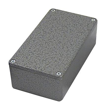 CAMDENBOSS 5000 Series Grey Die Cast Aluminium Enclosure, IP54, Grey Lid, 121 x 95 x 61mm