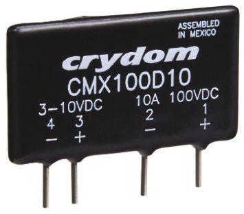 Sensata/Crydom Solid State Relay, 6 A Load, PCB Mount, 100 V dc Load, 28 V dc Control, CMXE100D6