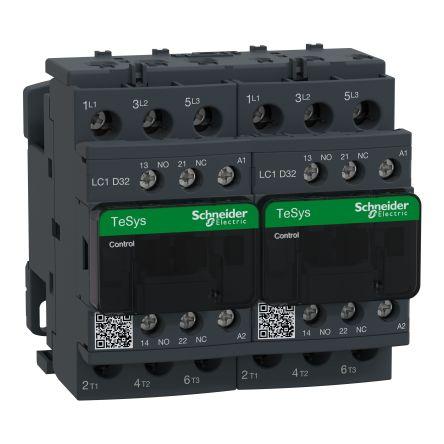 Schneider Electric TeSys D LC2D Contactor, 24 V ac Coil, 3 Pole, 32 A, 15 kW, 3NO