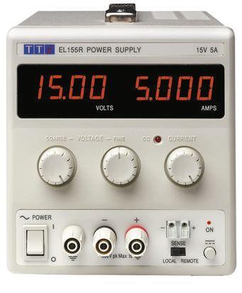 Aim-TTi EL155R Bench Power Supply, 75W, 1 Output, 0 - 15V, 0 - 5A