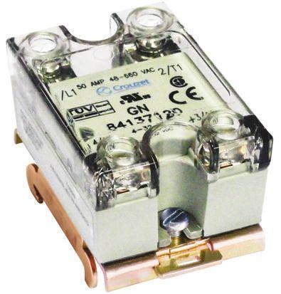 SSR W/HEATSINK DIN MOUNT 480VAC/40A