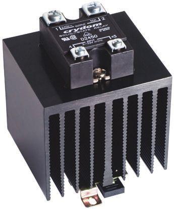 Sensata/Crydom HS122DR Series Solid State Relay, 45 A Load, DIN Rail Mount, 280 V ac Load, 32 V Control, HS122DR-D2450