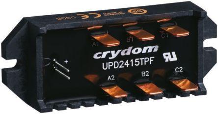 Sensata/Crydom UPD24TP Series Solid State Relay, 15 A rms Load, Panel Mount, 280 V rms Load, 32 V Control, UPD2415TPF-10