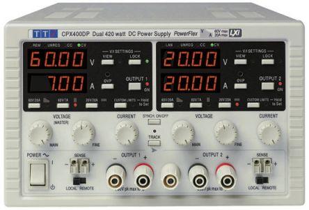 Aim-TTi CPX400DP Bench Power Supply, 840W, 2 Output, 0 - 60V, 0 - 20A