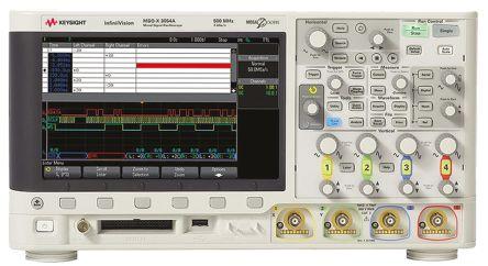 Keysight Technologies MSOX3054A Bench Oscilloscope, 500MHz, 16 Digital Channels, 4 Analogue Channels With RS Calibration