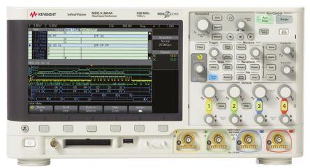 Keysight Technologies MSOX3034A Bench Oscilloscope, 350MHz, 16 Digital Channels, 4 Analogue Channels