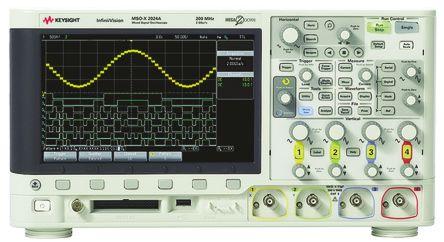 Keysight Technologies MSOX2004A Bench Oscilloscope, 70MHz, 8 Digital Channels, 4 Analogue Channels