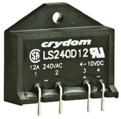 Sensata/Crydom Solid State Relay, 8 A Load, PCB Mount, 280 V rms Load, 10 V dc Control, LS240D8