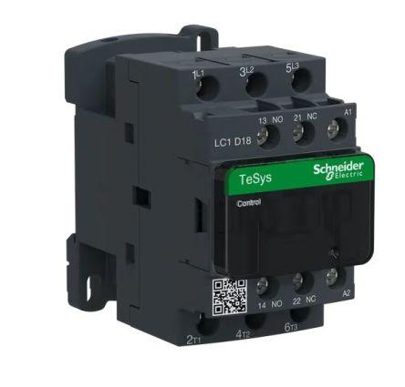 Schneider Electric TeSys D LC1D Contactor, 220 V ac Coil, 3 Pole, 18 A, 10 kW, 3NO