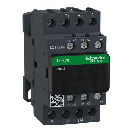 Schneider Electric TeSys D LC1D Contactor, 230 V ac Coil, 4 Pole, 9 A, 2NO + 2NC