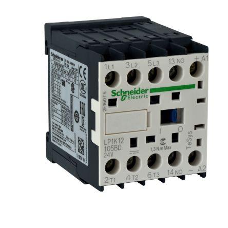 Schneider Electric TeSys K LP1K Contactor, 24 V dc Coil, 3 Pole, 9 A, 3NO