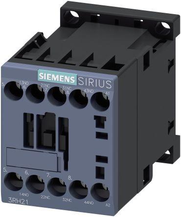 Siemens SIRIUS Innovation 3RH2 Contactor, 24 V ac Coil, 4 Pole, 10 A, 2NO + 2NC