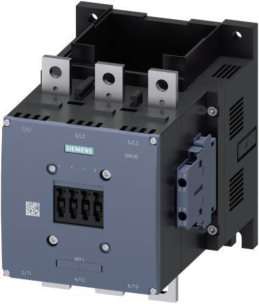 Siemens SIRIUS Classic 3RT1 Contactor, 400 V ac Coil, 3 Pole, 400 A, 200 kW, 3NO