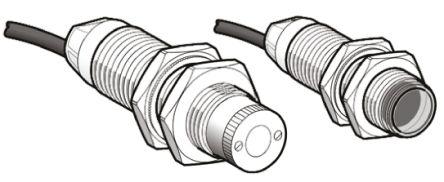 Sensor, Thru-beam, Sr 30m, PNP pre-wired