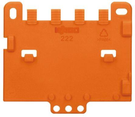 WAGO 222 Series Strain Relief Plate for Use with Mounting Carrier