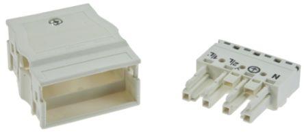 WAGO 770 Series Distribution Block, 4-Pole, Female, 8-Way, 25A