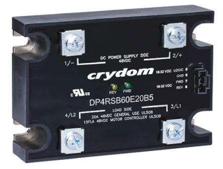 Sensata/Crydom DP Series Solid State Relay, 20 A Load, Panel Mount, 48 V dc Load, 32 V dc Control, DP4R60E20