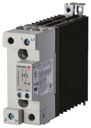 Carlo Gavazzi Solid State Relay, 49 A Load, Panel Mount, 600 V ac Load, 32 V dc Control, RGH1A60D41KGE