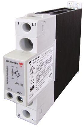 Carlo Gavazzi Solid State Relay, 30 A Load, Panel Mount, 600 V ac Load, 190 V dc, 275 V ac Control, RGC1A60A30KKE