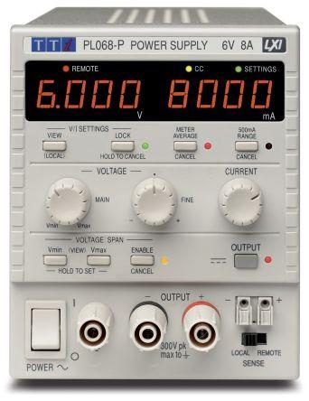 Aim-TTi PL068 Bench Power Supply, 48W, 1 Output, 0 - 6V, 0 - 8A