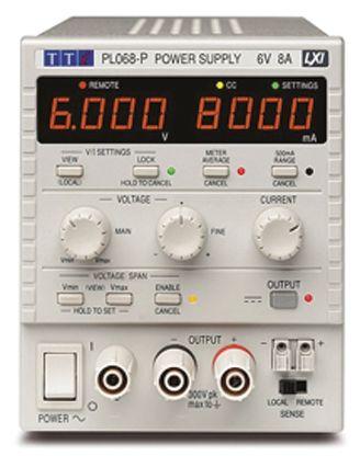 Aim-TTi PL068-P Bench Power Supply, 94W, 1 Output, 0 - 6V, 0 - 8A