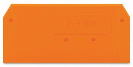 WAGO 280 Series End and Intermediate Plate for Use with 280 Series Terminal Blocks