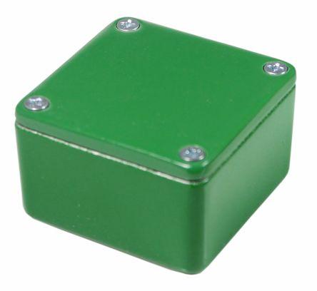 CAMDENBOSS 5000 Series Green Die Cast Aluminium Enclosure, IP54, Green Lid, 50 x 50 x 31mm