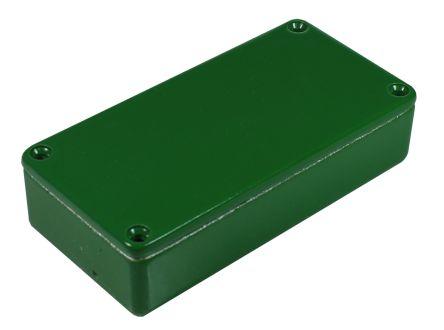 CAMDENBOSS 5000 Series Green Die Cast Aluminium Enclosure, IP54, Green Lid, 101 x 50 x 25mm