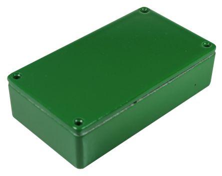 CAMDENBOSS 5000 Series Green Die Cast Aluminium Enclosure, IP54, Green Lid, 112 x 62 x 31mm