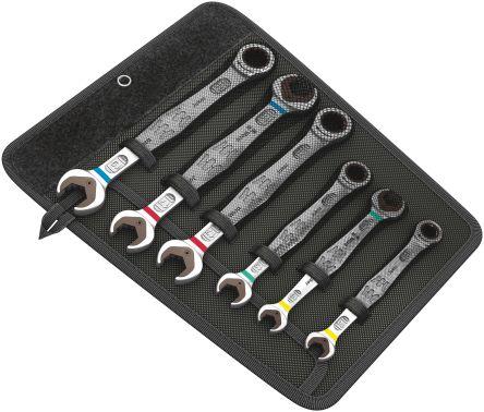 Joker Ratchet Open Ended Spanner Set 6pc