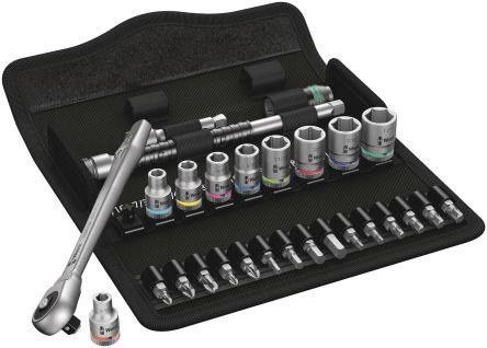 Zyklop PUSH Ratchet Socket 28pc Set 1/4