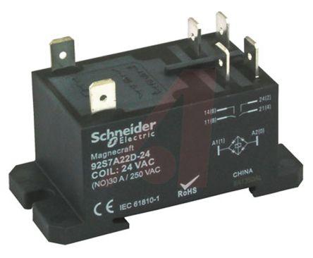 POWER RELAY, DPST-NO, 30/20 A AC/DC