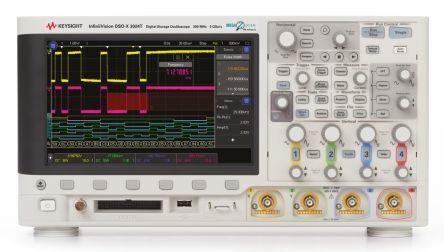 Keysight Technologies DSOX3024T Digital Bench Oscilloscope, 4 Analogue Channels, 200MHz, 16 Digital Channels