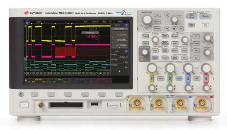 Keysight Technologies MSOX3034T Digital Bench Oscilloscope, 4 Analogue Channels, 350MHz, 16 Digital Channels