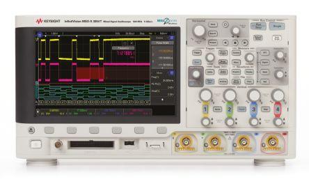 Keysight Technologies MSOX3054T Digital Bench Oscilloscope, 4 Analogue Channels, 500MHz, 16 Digital Channels - UKAS