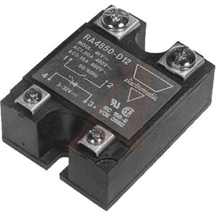 Carlo Gavazzi RA 24 Series Solid State Relay, 25 A Load, Panel Mount, 265 V ac Load, 32 V dc Control, RA2425-D06