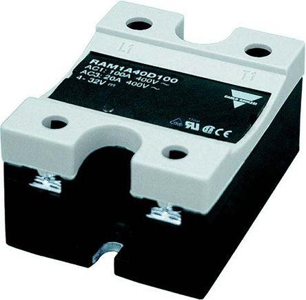 Carlo Gavazzi RAM 1A Series Solid State Relay, 125 A Load, Panel Mount, 660 V ac Load, 32 V dc Control, RAM1A60D125