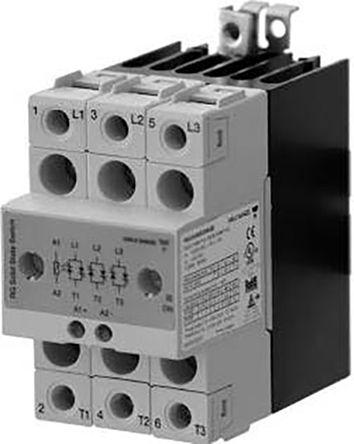 Carlo Gavazzi RGC Series Solid State Relay, 30 A Load, DIN Rail Mount, 660 V ac Load, 32 V dc Control, RGC3A60D30KGE