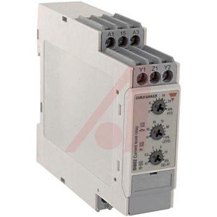 Carlo Gavazzi Current Monitoring Relay, 1 Phase, SPDT, Maximum of 4 V ac, 150 mV ac/dc, DIN Rail, DIB02CB23150MV