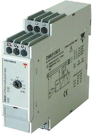 Carlo Gavazzi Power Factor Monitoring Relay, 3 Phase, SPDT, DIN Rail, DWA01CM485A