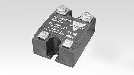 Carlo Gavazzi RA 44 Series Solid State Relay, 25 A Load, Panel Mount, 480 V ac Load, 32 V dc Control, RA4425-D08