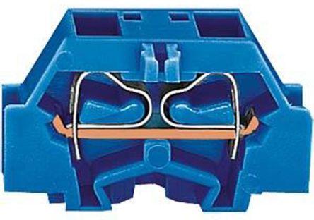 WAGO261-334 261 Series Modular Terminal Block, 2.5mm², Single-Level, Cage Clamp Termination, ATEX, IECEx