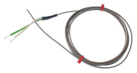 Type J Thermocouple 2m braided cable