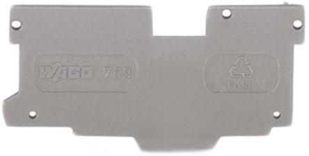 WAGO 769 Series End and Intermediate Plate for Use with X-COM System 769 Series