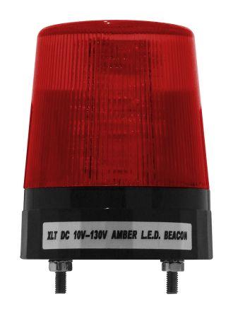 LED Beacon, Red, Tall Prof, 10-100Vdc