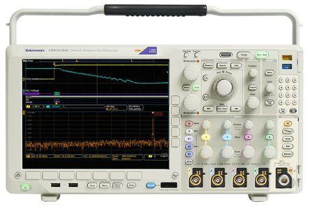 Tektronix MDO4MSO Digital Portable Oscilloscope, 4 Analogue Channels, 200MHz, 16 Digital Channels - UKAS Calibrated